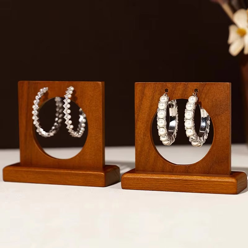 Wooden Earring Display Stand