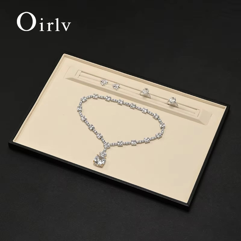 Leather Jewelry Display Tray