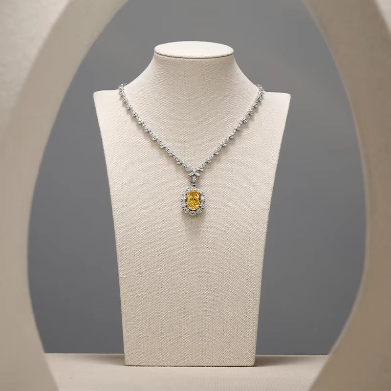 Linen Jewelry Display Bust