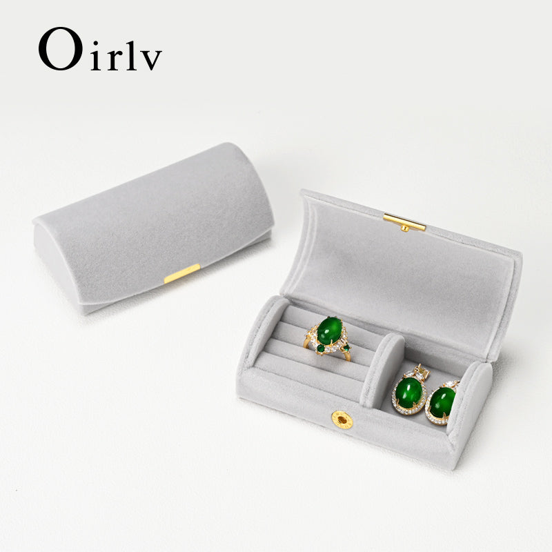 Velvet Portable Jewelry Box