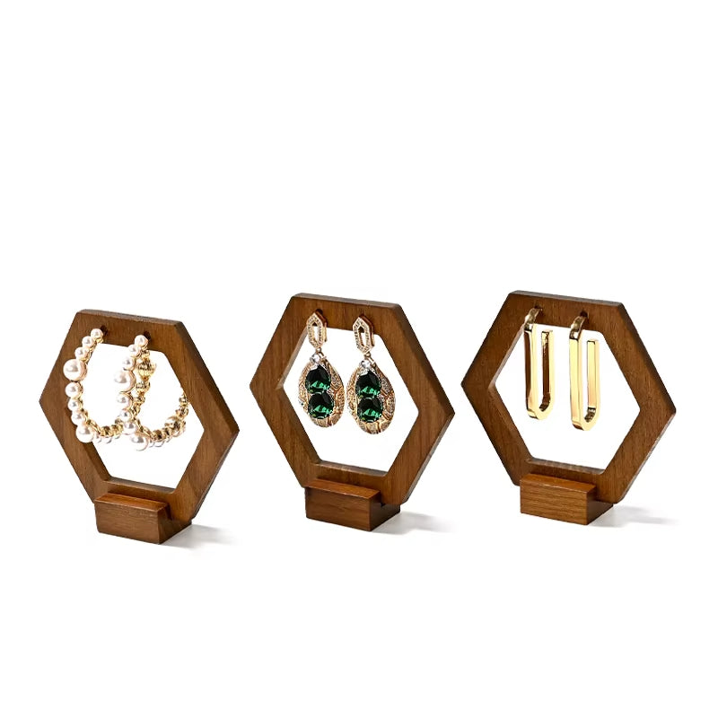 Wooden Earring Display Stand