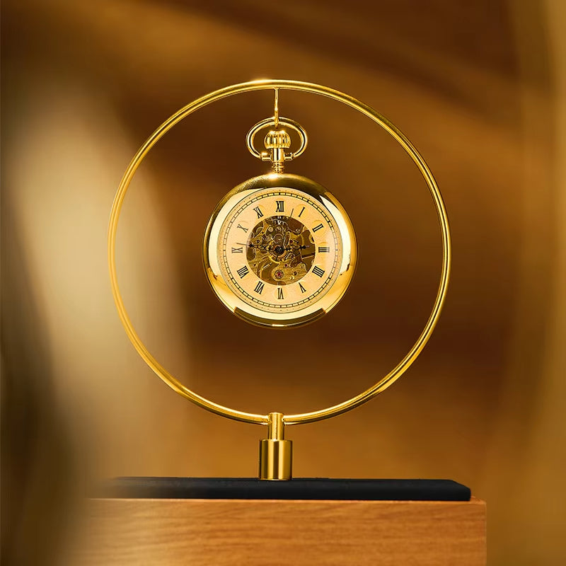Metal Wooden Watch Display Set