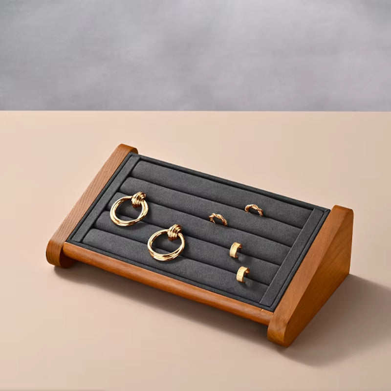Wooden Ring Display Stand