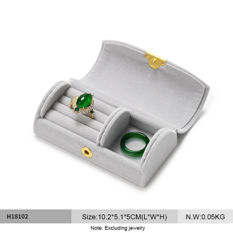 Velvet Portable Jewelry Box