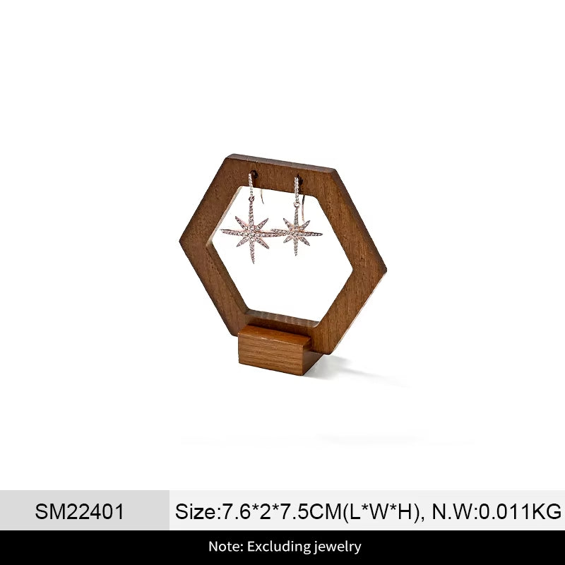 Wooden Earring Display Stand