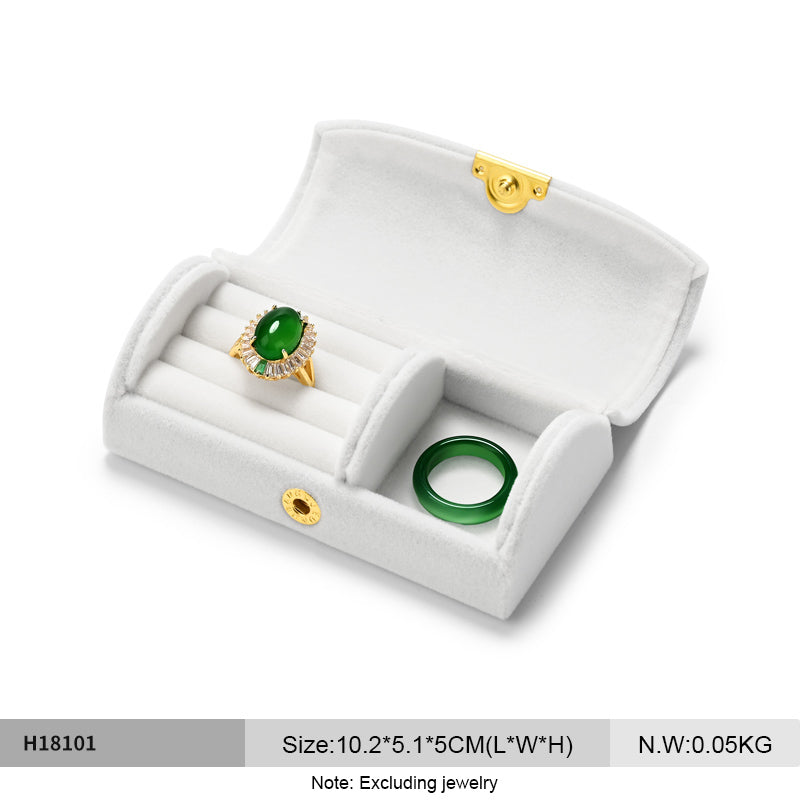 Velvet Portable Jewelry Box