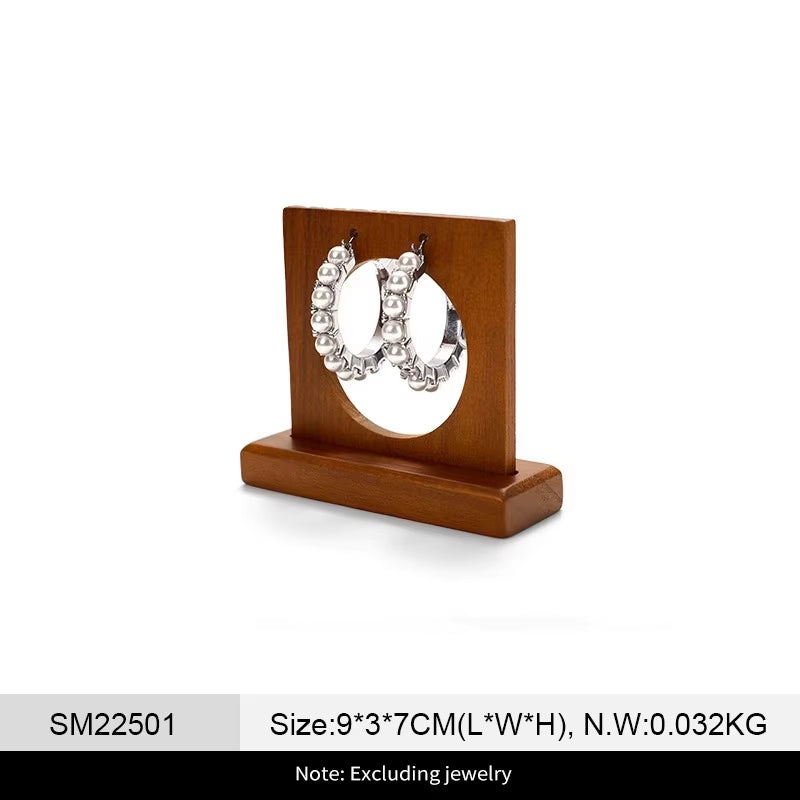 Wooden Earring Display Stand