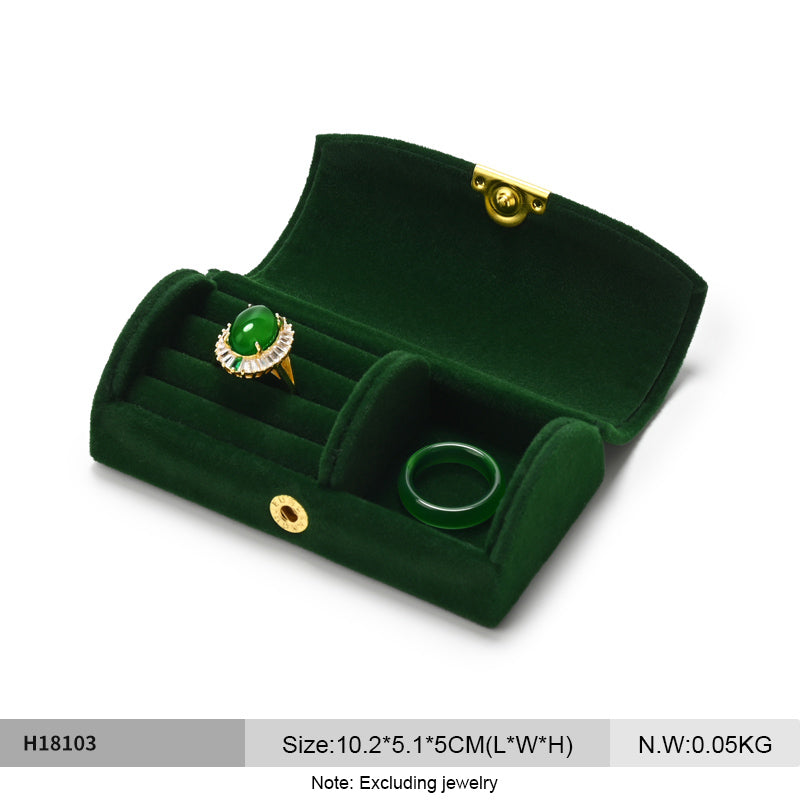 Velvet Portable Jewelry Box
