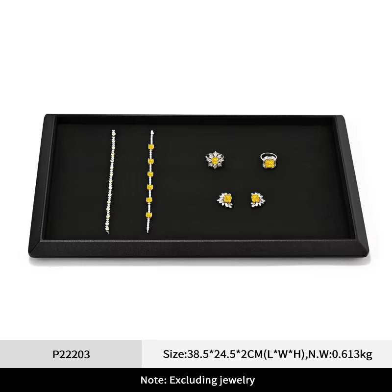 Leather Jewelry Display Tray