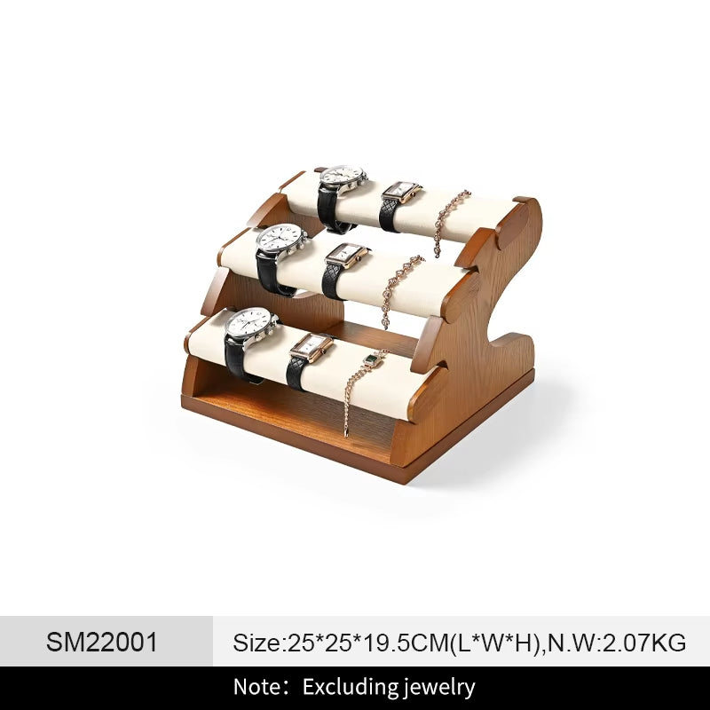 Wooden Watch Display Stand