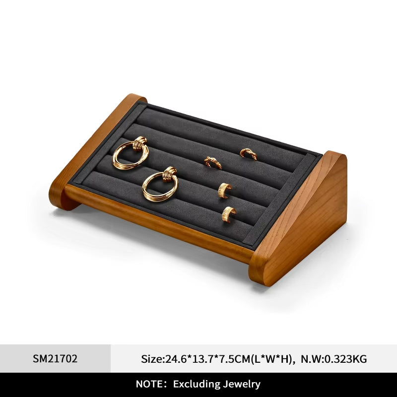 Wooden Ring Display Stand