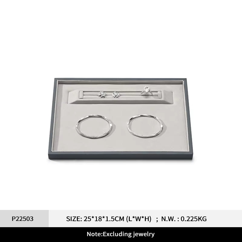 Leather Jewelry Display Tray