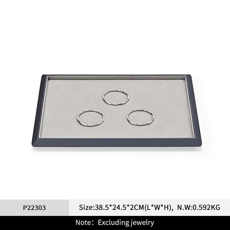 Leather Jewelry Display Tray