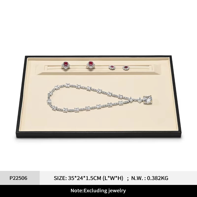 Leather Jewelry Display Tray