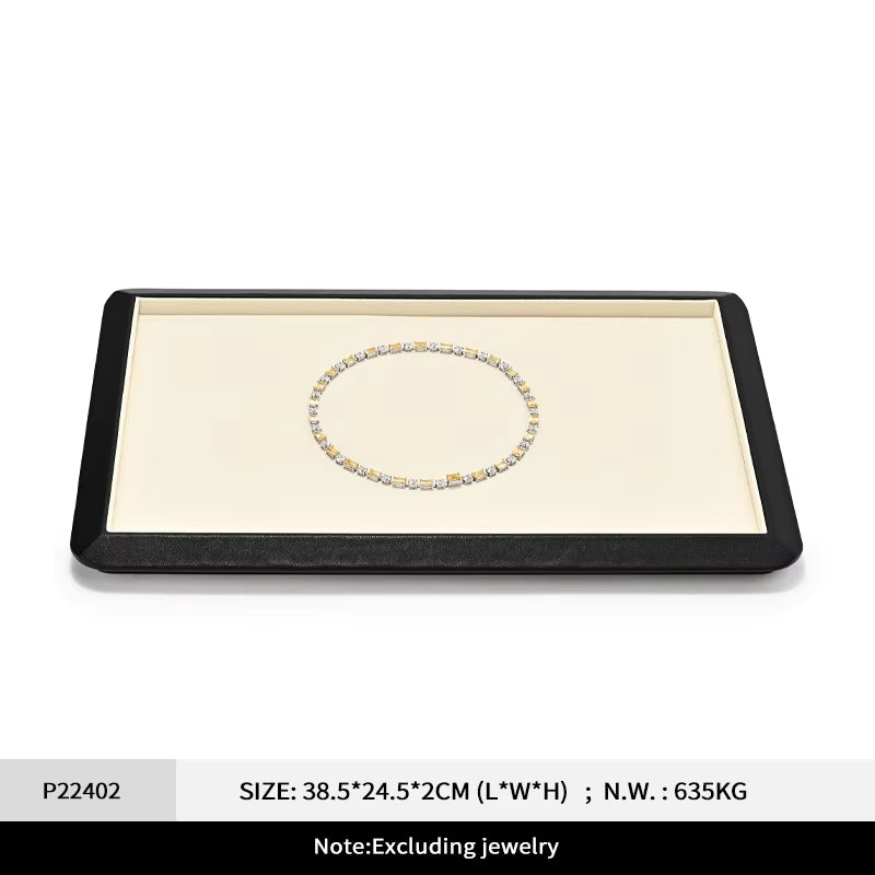 Leather Jewelry Display Tray