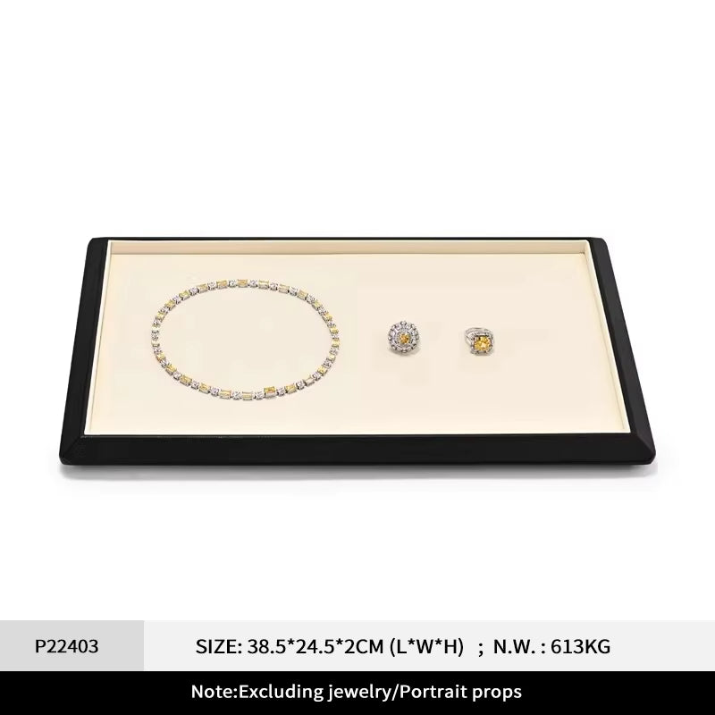 Leather Jewelry Display Tray