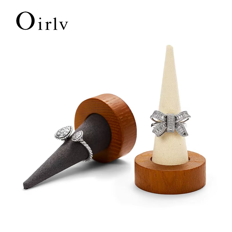 Wooden Ring Display Stand
