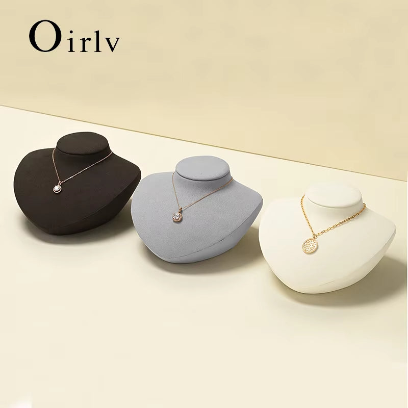 Microfiber Necklace Display Stand