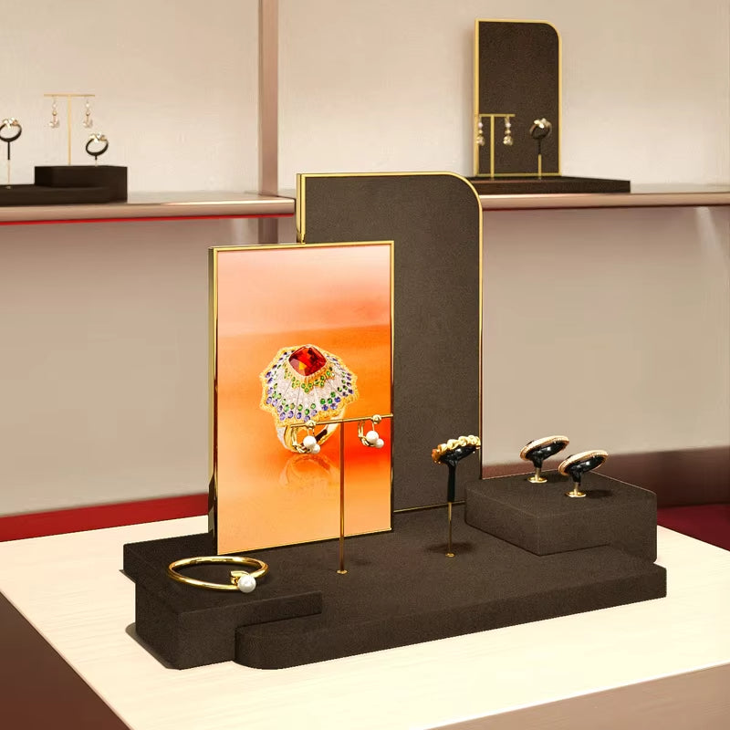Brown Jewelry Display Stand