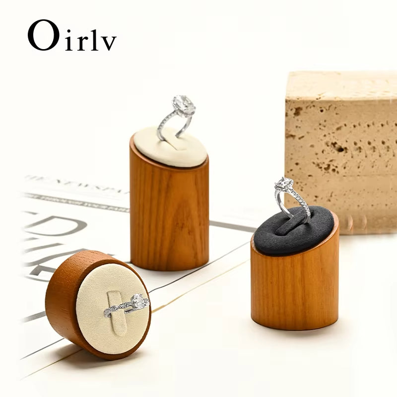 Wooden Jewelry Display Set