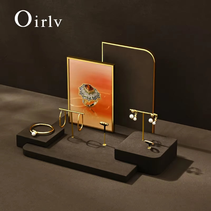 Brown Jewelry Display Stand