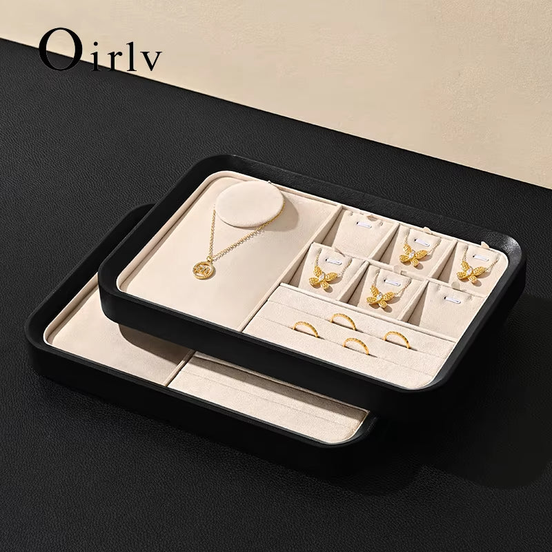 Leather Jewelry Display Tray
