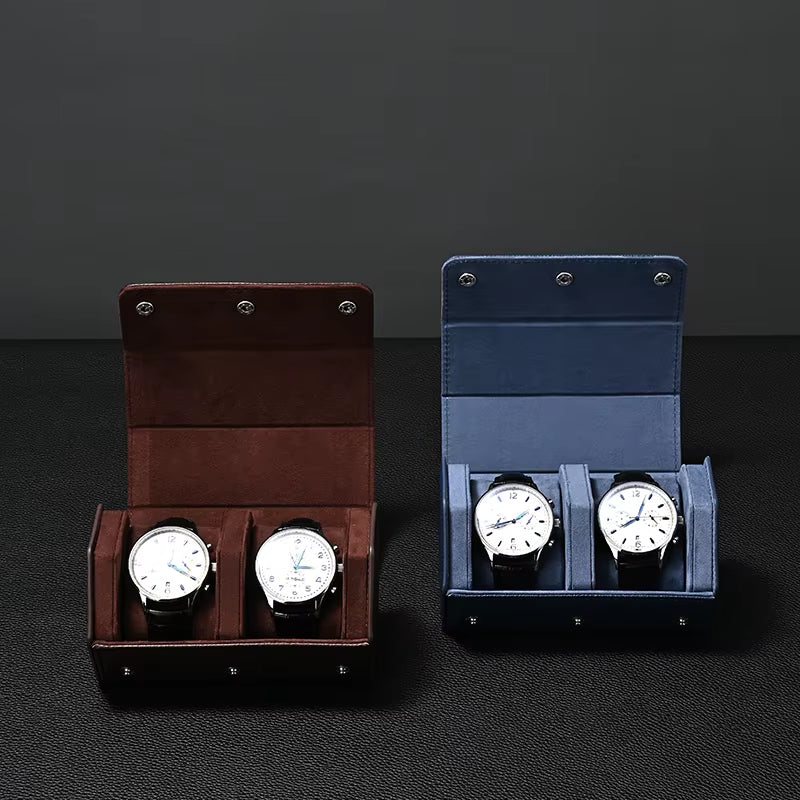 Leather Portable Watch Box