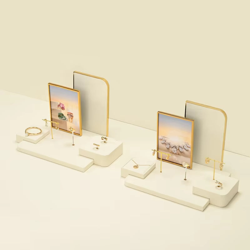 Beige Jewelry Display Stand