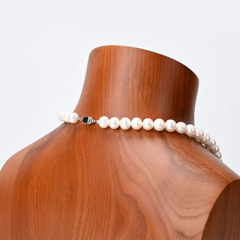 Wooden Jewelry Display Bust