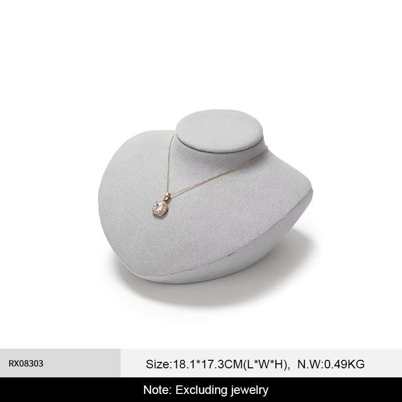 Microfiber Necklace Display Stand