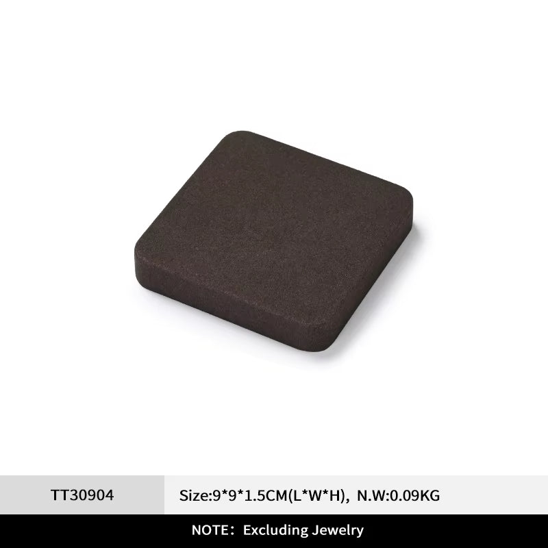Brown Microfiber Jewelry Display Set