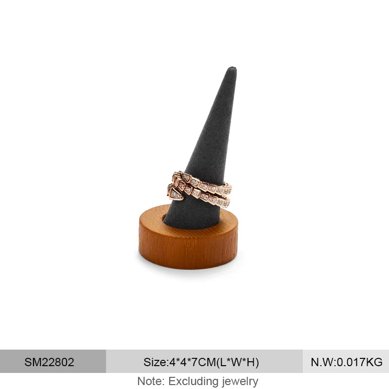 Wooden Ring Display Stand