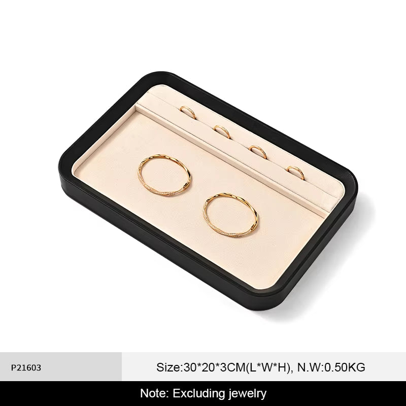 Leather Jewelry Display Tray