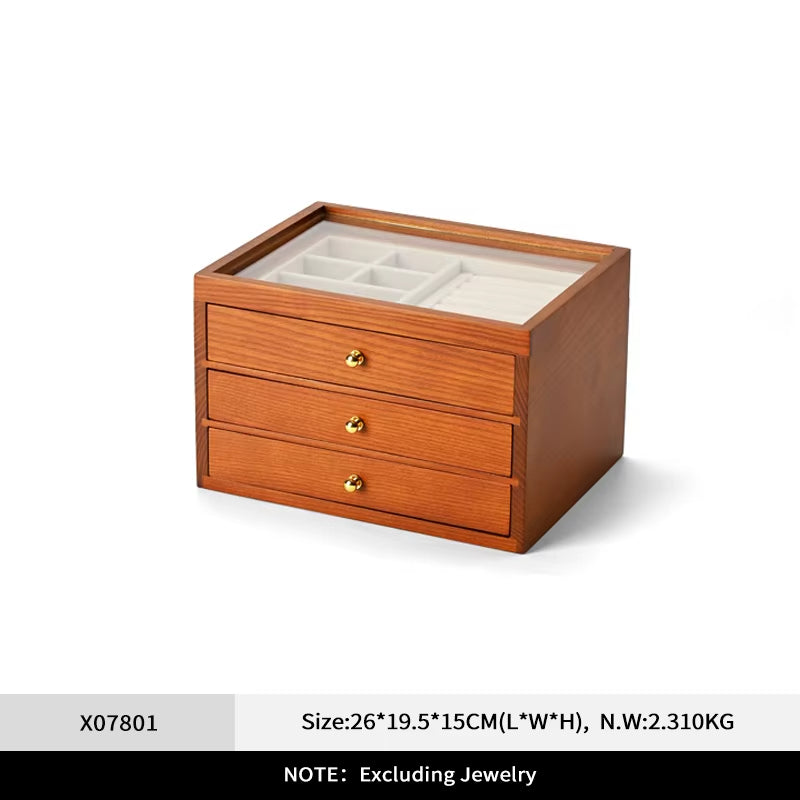Wooden Multi-Layer Jewelry Box