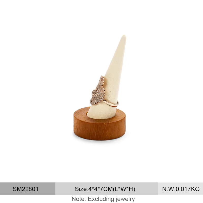 Wooden Ring Display Stand