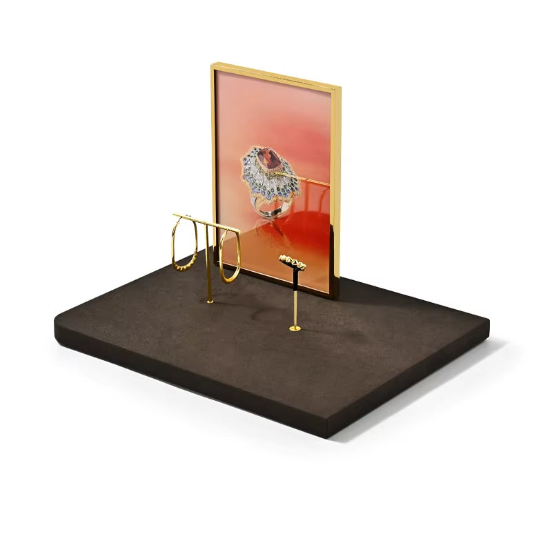 Brown Jewelry Display Stand