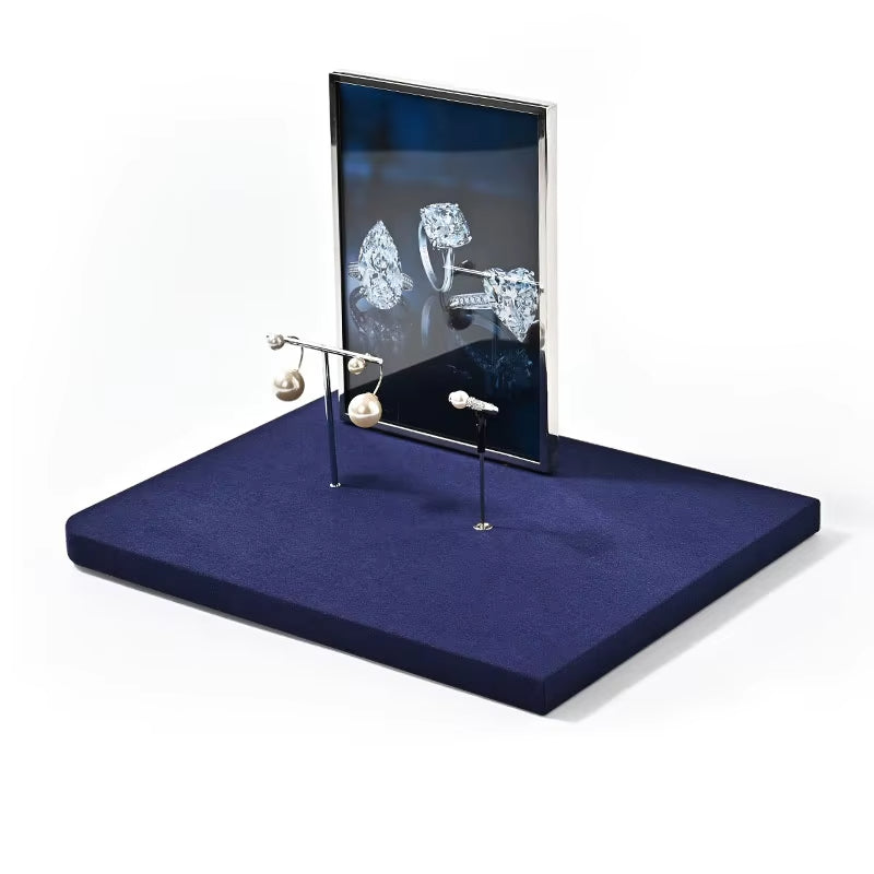 Blue Jewelry Display Stand