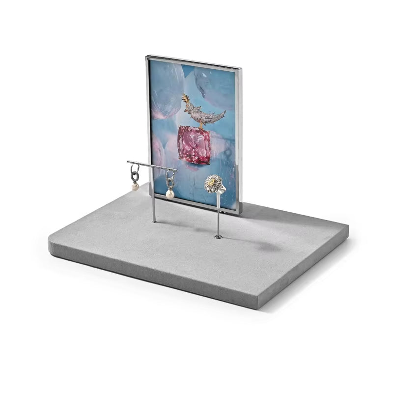 Gray Jewelry Display Stand