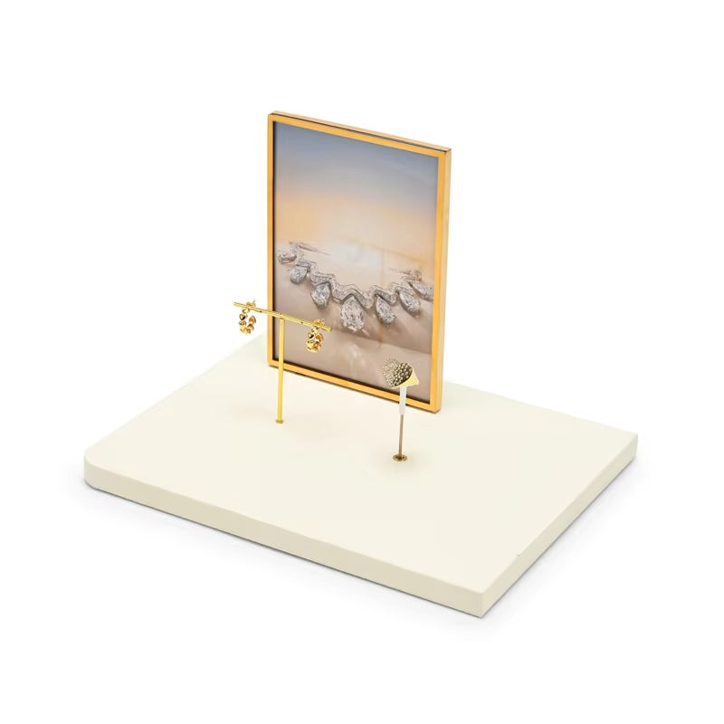 Beige Jewelry Display Stand