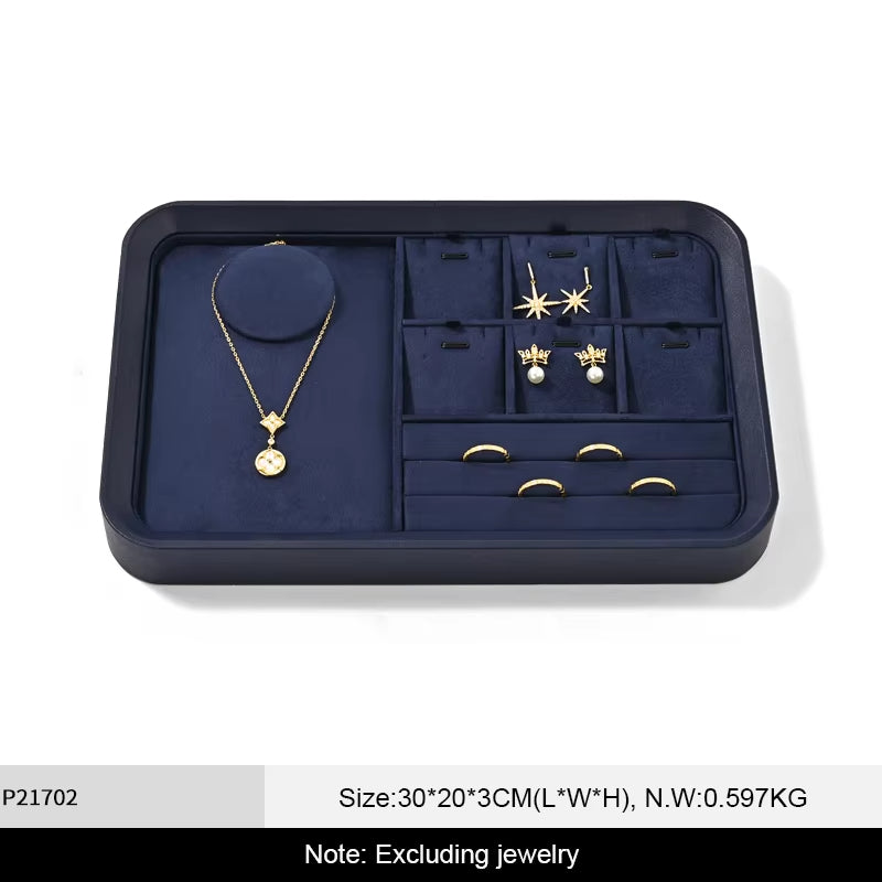Leather Jewelry Display Tray