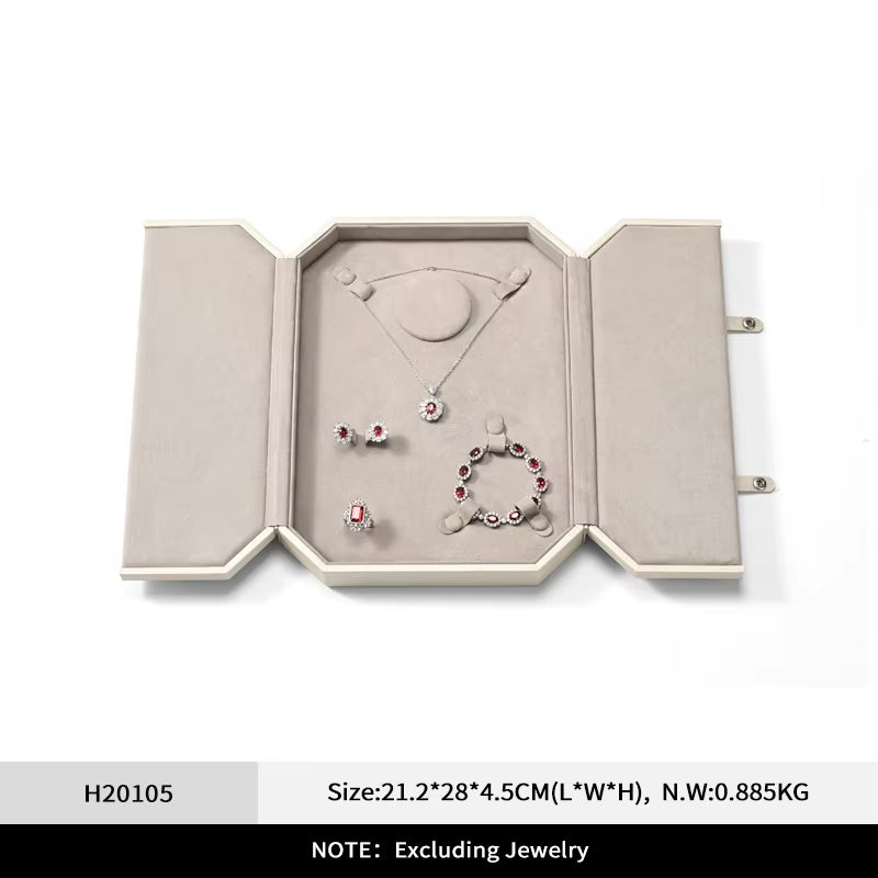 Leather Jewelry Display Set