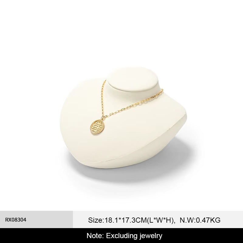 Microfiber Necklace Display Stand