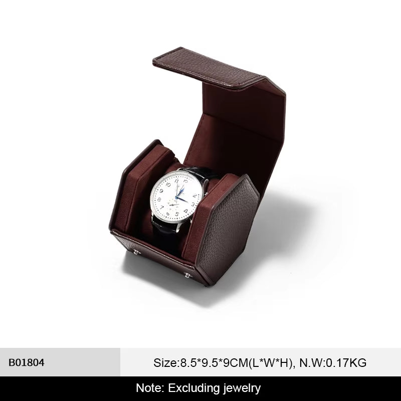 Leather Portable Watch Box