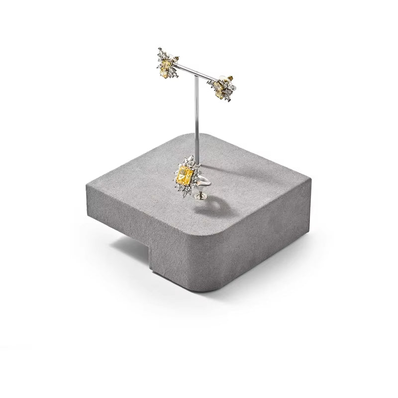 Gray Jewelry Display Stand