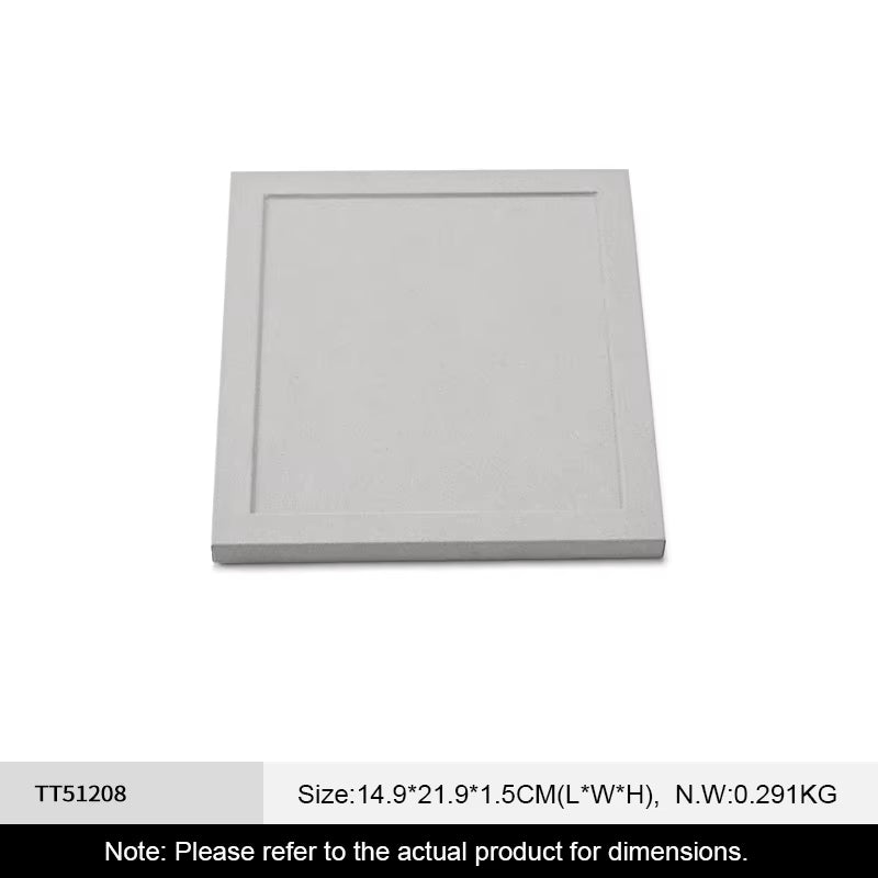 Gray Microfiber Jewelry Display Stand