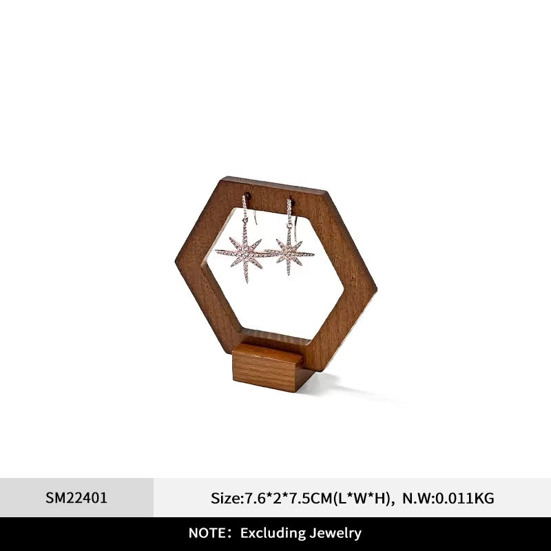 Wooden Jewelry Display Stand