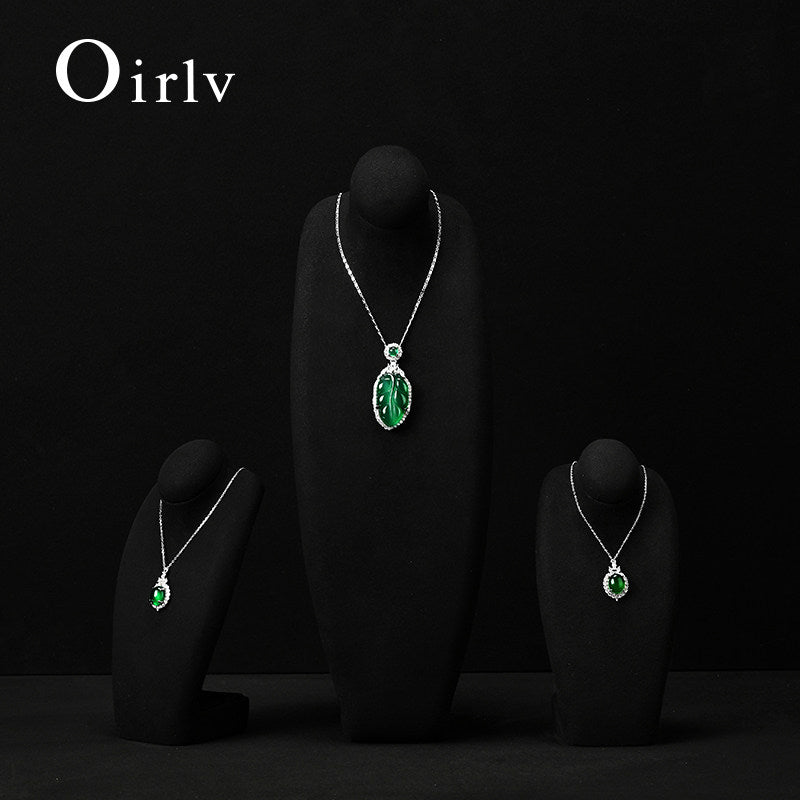Microfiber Jewelry Display Bust