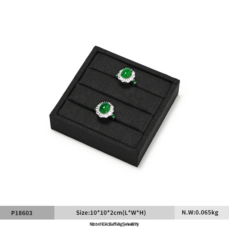 Black Velvet Jewelry Display Tray