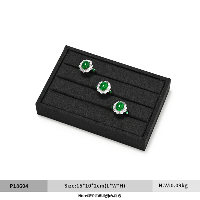 Black Velvet Jewelry Display Tray