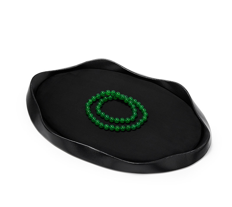Leather Microfiber Jewelry Tray